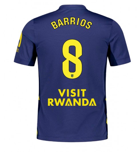 Atletico Madrid Pablo Barrios #8 Venkovní Dres 2025-26 Krátký Rukáv Atletico Madrid Pablo Barrios #8 Venkovní Dres 2025-26 Krátký Rukáv